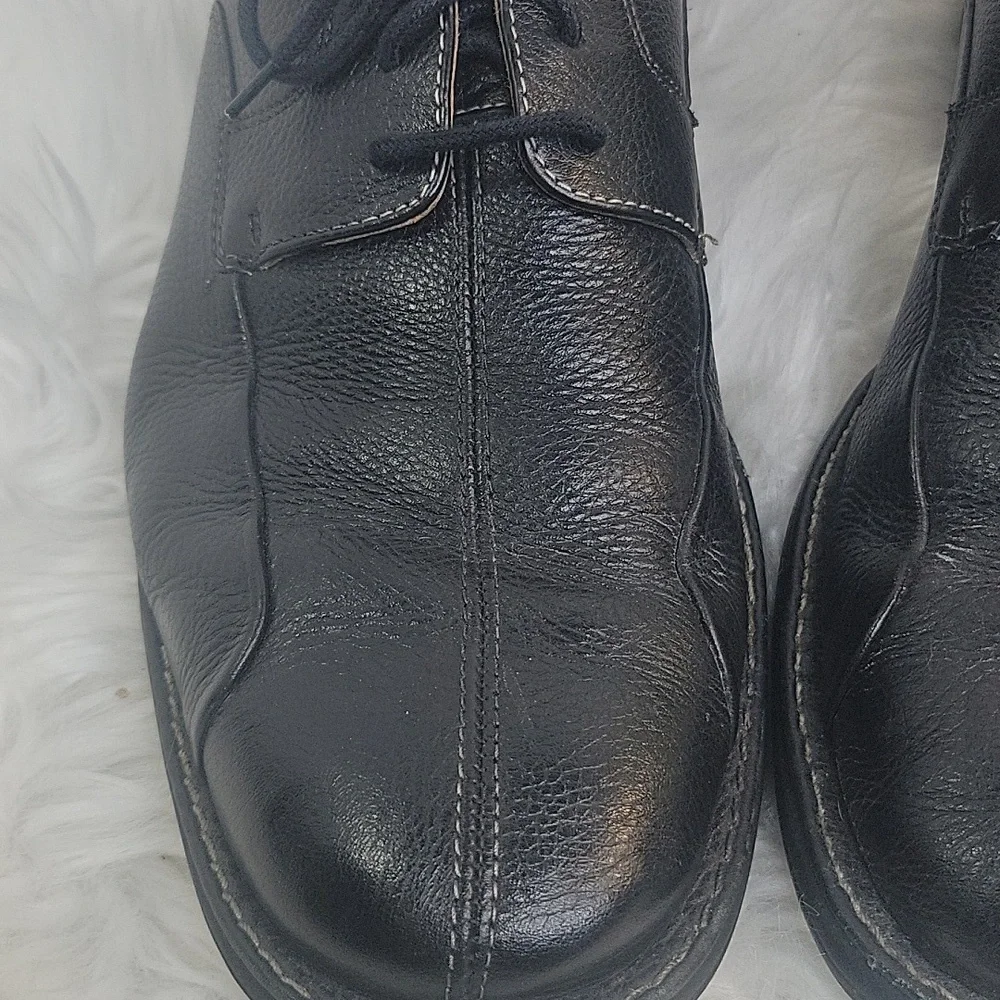 Johnston & Murphy Black Leather‎ Oxford Shoes Size 10.5